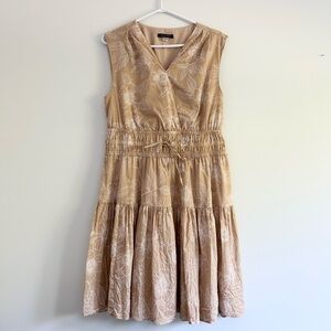 NWOT Floral Tan Tommy Hilfiger Dress